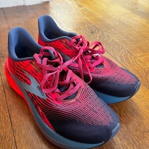 Brooks Vibrant Red and Blue Athletic Shoes